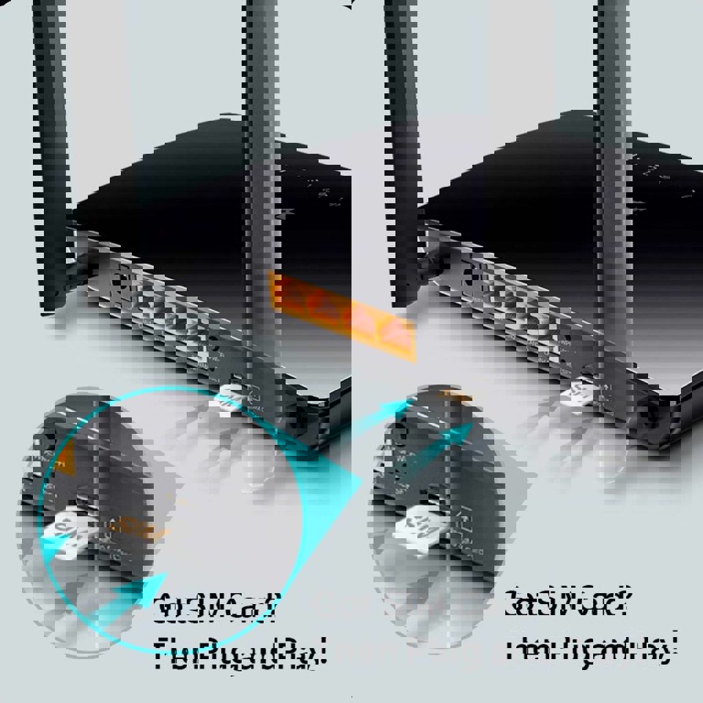 TP-Link Archer MR600 AC1200 LTE Router Black