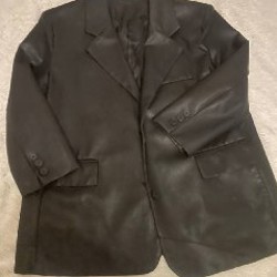 Пиджак из экокожи в стиле Miu Miu - фото 3