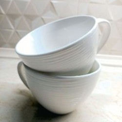 Чашки белые Jusk - фото 6