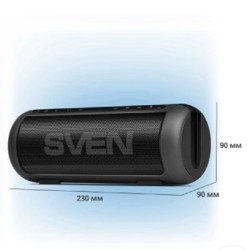 Беспроводная портативная bluetooth колонка SVEN PS-250BL - фото 4