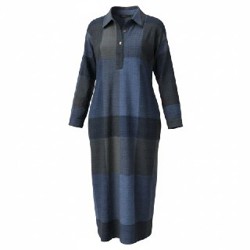 Платье синее летнее - фото 3