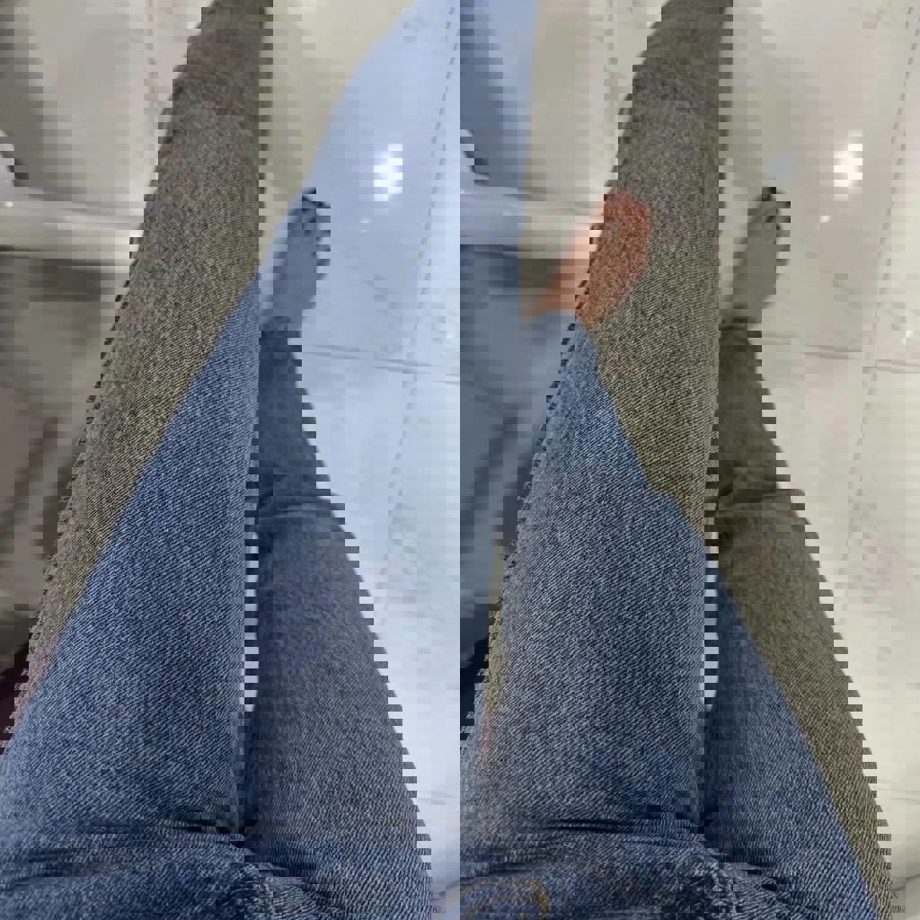 Джинсы синие