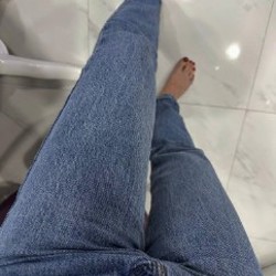 Джинсы синие - фото 1