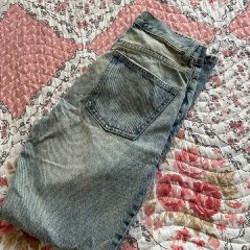 Джинсы синие - фото 6