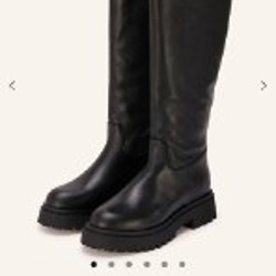 Сапоги с гладкой натуральной кожей - фото 4