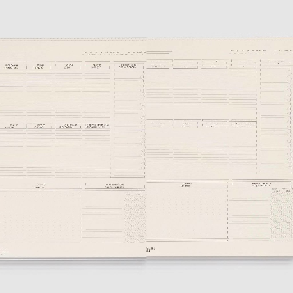 Планер на неделю с отрывными листами