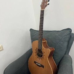 Акустическая электро-гитара Baton Rouge X1C/GAC Sun - фото 3