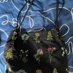 Винтажный замшевый клатч - фото 2