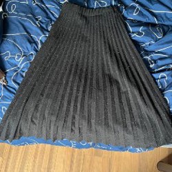 Юбка женская A-силуэт с блестками - фото 1