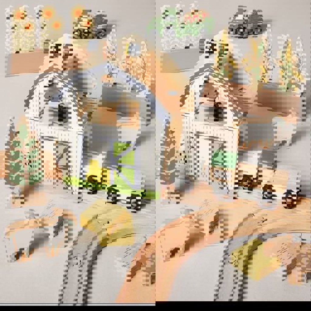 Деревянный поезд Mega size