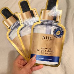 Корейская маска AHC Premium Hydra Gold Foil Mask - фото 2