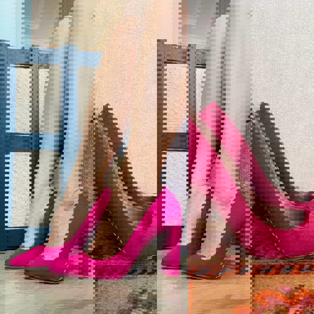 Туфельки под замшу