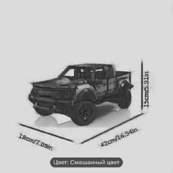 Сборный конструктор автомобиля пикап - фото 3