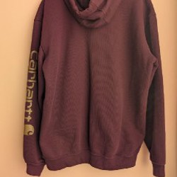 Худи бордовый Carhartt - фото 6