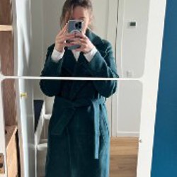 Пальто зеленое - фото 2