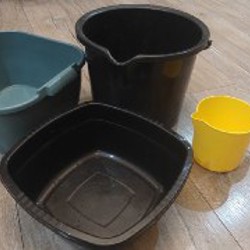 Набор тазиков, ведро и кувшин - фото 1