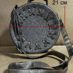 Сумка с имитацией змеиной кожи - фото 1