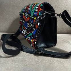 Сумка с имитацией змеиной кожи - фото 3