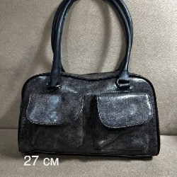 Сумка с имитацией змеиной кожи - фото 4