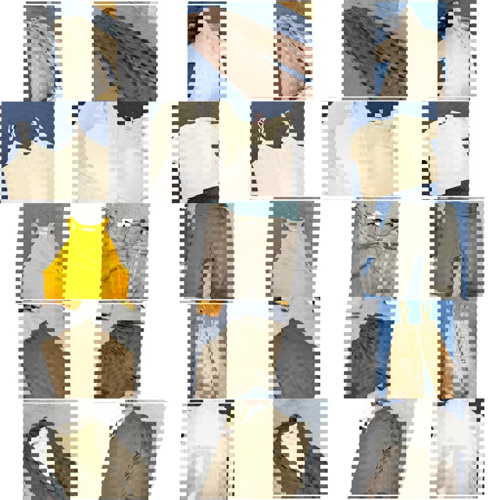 Штаны клеш серые