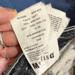 Джинсы Mustang серые - фото 5