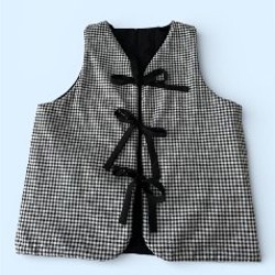 Двусторонний теплый жилет оверсайз - фото 2