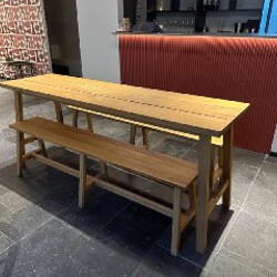 Стол и скамейки - фото 2