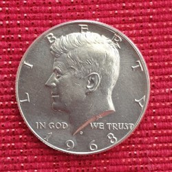 Монета 50 центов Кеннеди - фото 2