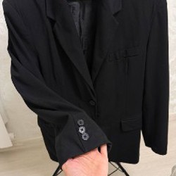 Черный базовый пиджак - фото 2