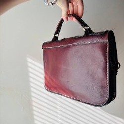 Аутентичная сумка из плотной кожи - фото 3