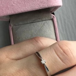 Кольцо с бриллиантом - фото 2