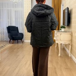 Утепленная кожаная куртка - фото 5