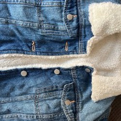 Джинсовая утепленная куртка - фото 3