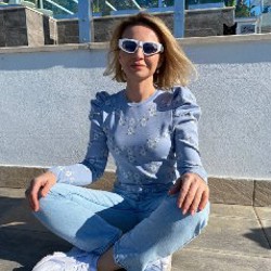 Красивая голубая блузка - фото 4