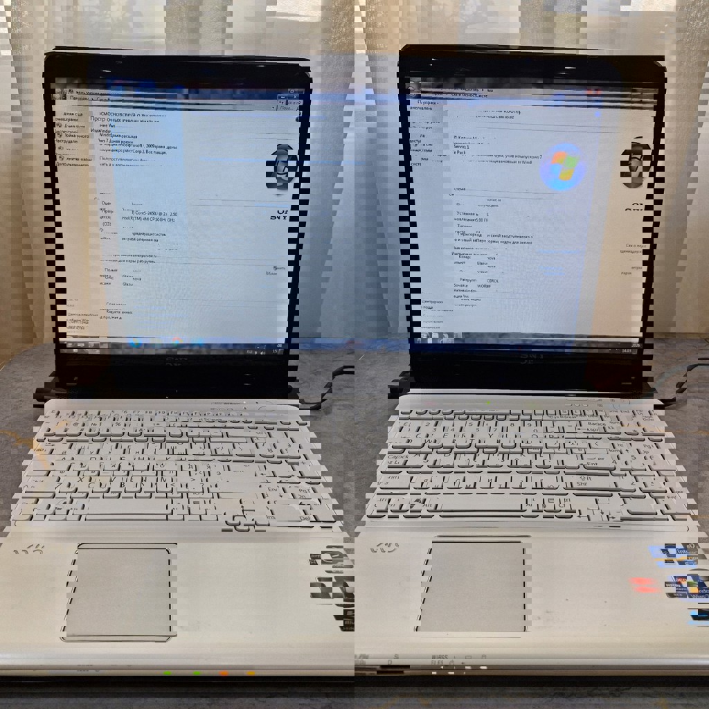 Ноутбук Sony Vaio