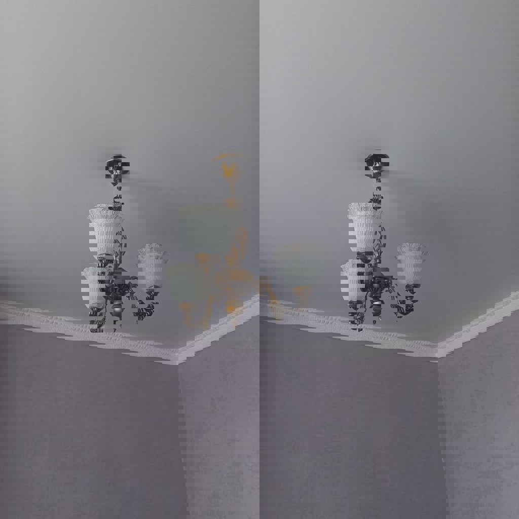 Трехламповая люстра