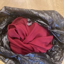 Шифон красный - фото 1