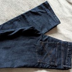 Джинсы прямого кроя черные - фото 2