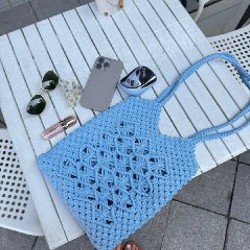 Сумка-шоппер макраме - фото 4