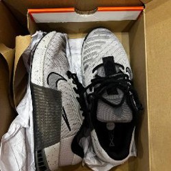 Обувь серо-белая - фото 4