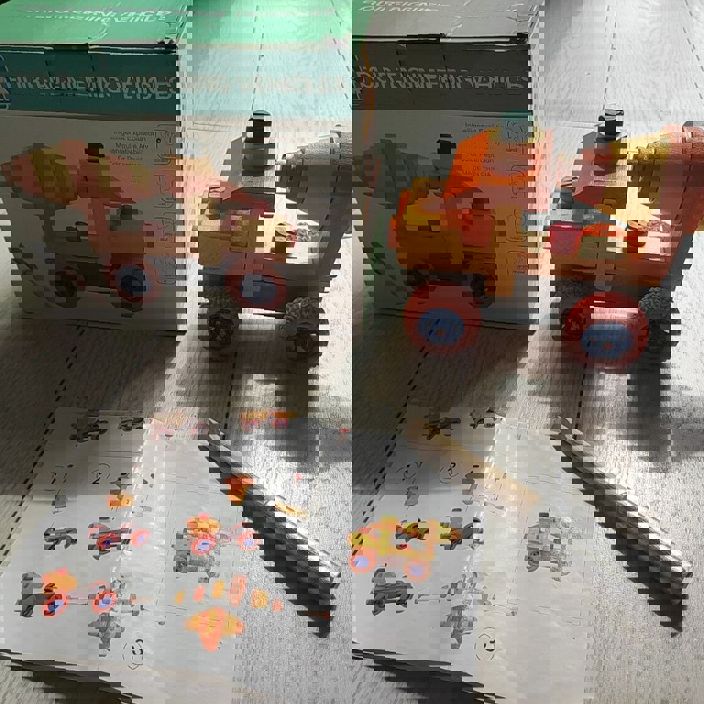 Деревянный конструктор 'бетономешалка'