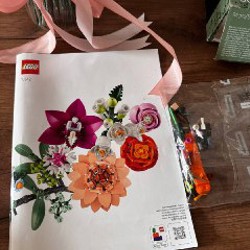 LEGO цветочный букет с вазой - фото 3
