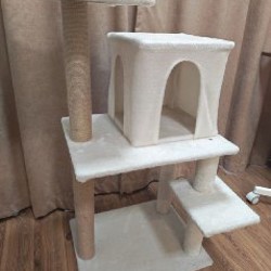 Когтеточка многоуровневая с домиком - фото 2