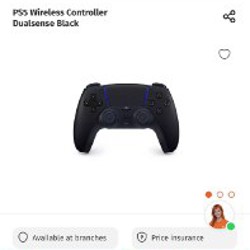 Джойстик PS5 Wireless Controller Dualsense Black - фото 3