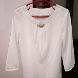 Кроп-топ белый - фото 1