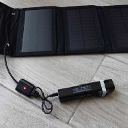 Солнечная батарея + павербанк/фонарик - фото 2