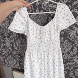 Белый комбинезон в цветочек - фото 4