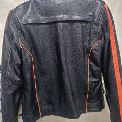 Кожаная мото куртка - фото 5