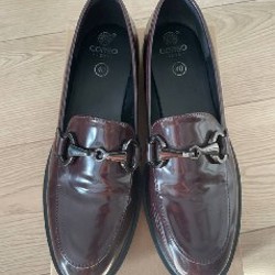 Лоферы из искусственной лаковой кожи - фото 2