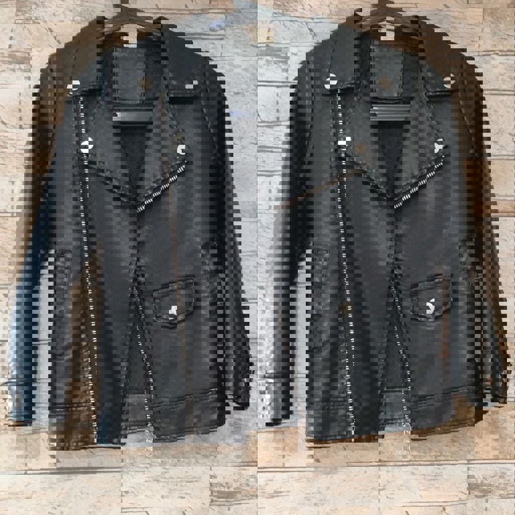 Детская кожаная куртка